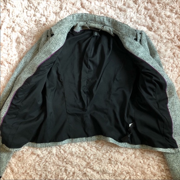 White House Black Market Tweed Blazer Jacket - Picture 4 of 9